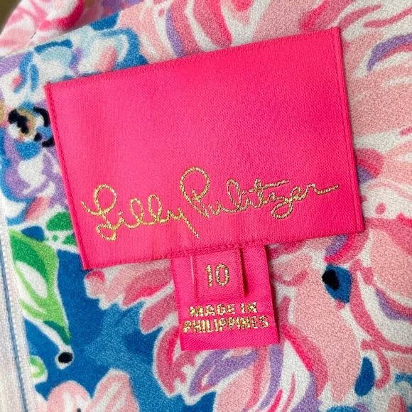 Lilly Pulitzer Alyna Long Sleeve Shift Dress in Size 10 Worn Once - Picture 8 of 10